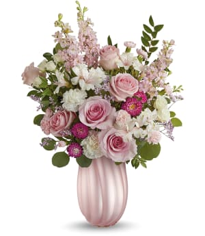 Teleflora's Swirling Pink Bouquet Flower Bouquet