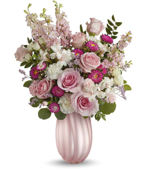 Teleflora's Swirling Pink Bouquet Flower Bouquet