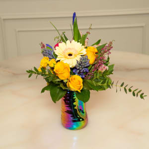 Tall Vase Arrangment Flower Bouquet