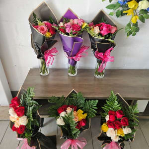 The Graduation Assorted Dozen Bouquet+VASE