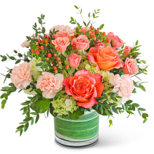 Coral Revival Flower Bouquet