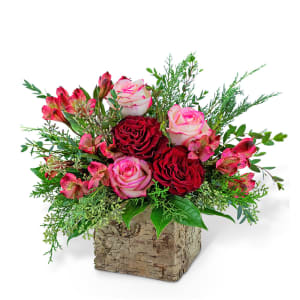 Radiant Rouge Flower Bouquet