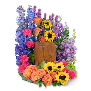 Treasured Memories Surround Flower Bouquet