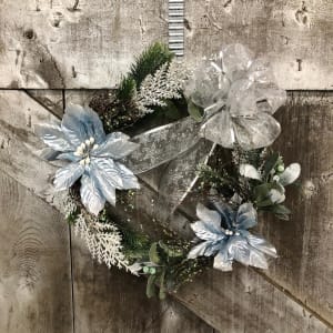 Chill Times Silk (Artificial) Winter Wreath Flower Bouquet