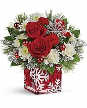 Silver Christmas Bouquet Flower Bouquet