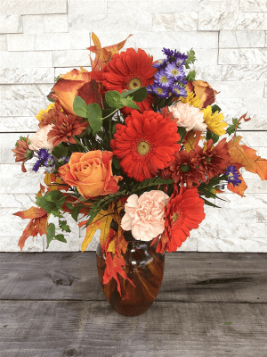 Autumn Leaves Flower Bouquet