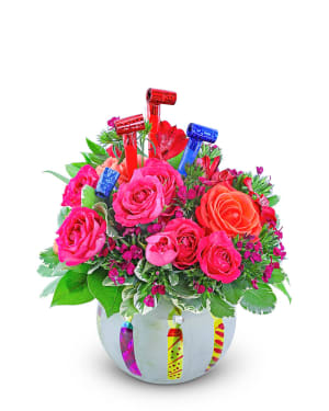 Blow Out the Candles Keepsake Flower Bouquet