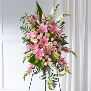 ELEGANT EMBRACE STANDING SPRAY Flower Bouquet