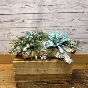 Birch Yule Logs Flower Arrangement Birch Yule Logs Flower Bouquet