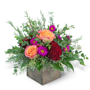 Festive Hearth Flower Bouquet