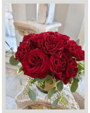 Garden Heart Roses Flower Bouquet