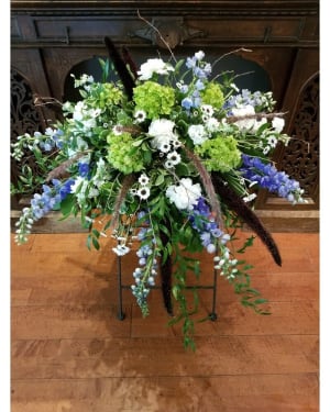 Garden Style Casket Spray Flower Bouquet