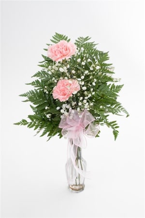 Carnation Bud Vase Flower Bouquet