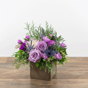 Holiday Amethyst Flower Bouquet