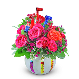 Blow Out the Candles Keepsake Flower Arrangement Blow Out the Candles Keepsake Flower Bouquet