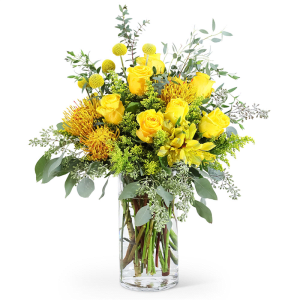 Yellow Vibrance Flower Arrangement Yellow Vibrance Flower Bouquet