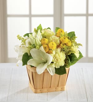 The FTD® Uplifting Moments™ Basket Flower Bouquet