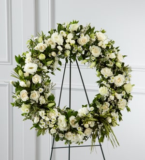 The FTD® Splendor™ Wreath Flower Bouquet