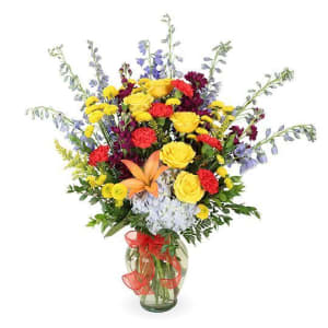 FF0023-1A Mountain Fields Flower Bouquet