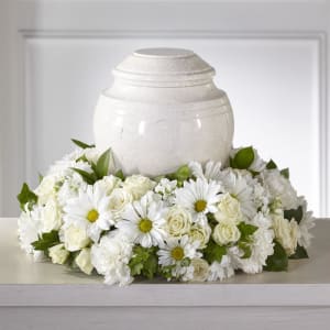 Ivory Gardens Crmation Adrnmnt Flower Bouquet