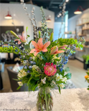 Mother's Day Pastel Traditional Style Arrangement Flower Bouquet