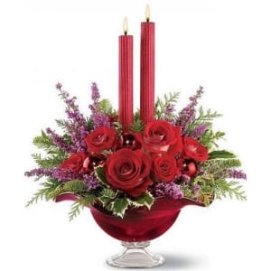 Yuletide Greetings Flower Bouquet