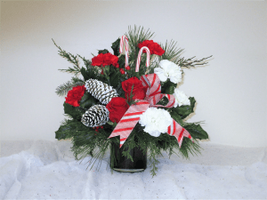 Holly Jolly Christmas Flower Bouquet