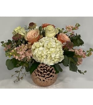 Peach Sunsets Flower Bouquet
