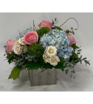 Silver Pastels Flower Arrangement Silver Pastels Flower Bouquet