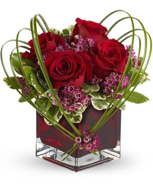 Teleflora's Sweet Thoughts Bouquet With Red Roses
 Flower Bouquet