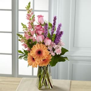 Blushing Invitations Flower Arrangement  Blushing Invitations Flower Bouquet