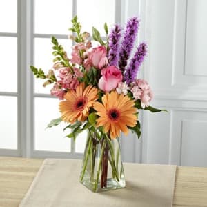 Blushing Invitations Flower Arrangement  Blushing Invitations Flower Bouquet