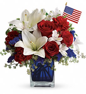 America the Beautiful Flower Bouquet