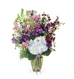 The Color of Memories Table Arrangement Flower Bouquet