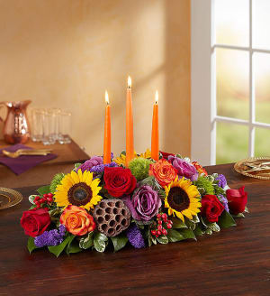 Garden of Grandeur™ for Fall Centerpiece Flower Bouquet