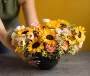 Sunflower Garden Flower Bouquet