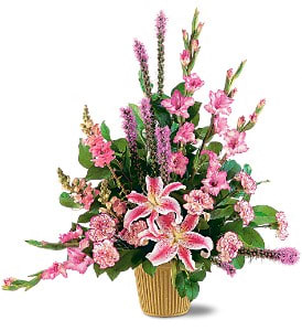 Triumphant Triangle Flower Bouquet