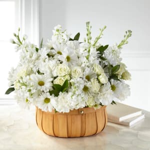 Graceful Garden Basket Flower Bouquet