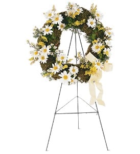 Drop Of Sunshine Wreath Flower Bouquet