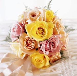 Gentle Blossoms Casket Adornment Flower Bouquet