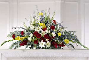 Taken Too Soon Hovering Spray Flower Bouquet