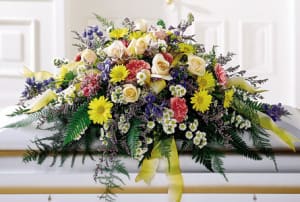 Heavenly Scented Casket Spray Flower Bouquet