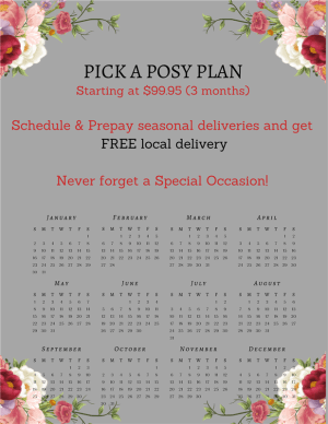 Pick a Posy Subscription Flower Bouquet