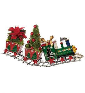 Christmas Train Flower Bouquet