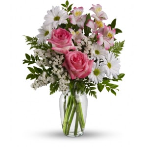 What a Treat Bouquet with Roses Flower Bouquet