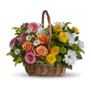 Sweet Tranquility Basket Flower Arrangement Sweet Tranquility Basket Flower Bouquet