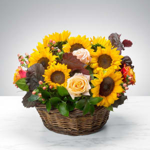 Bloom Basket Flower Bouquet