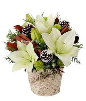 Winter Forest Splendor Flower Bouquet