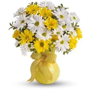 Upsy Daisy** Clear Vase Only** Flower Bouquet