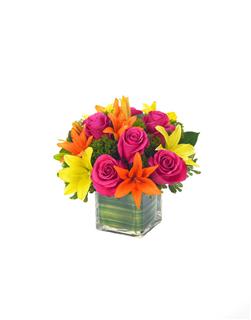 Lovely Lily & Rose Celebration Bouquet Flower Bouquet